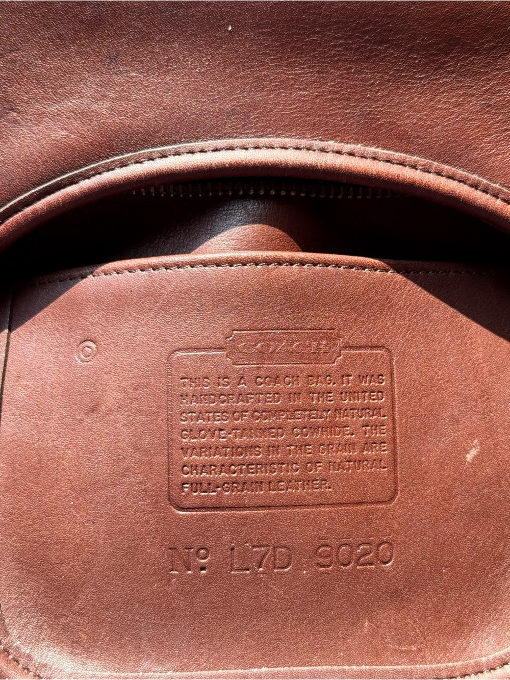 Vintage Coach mini ergo 9020 brown shoulder bag - Picture 6 of 13